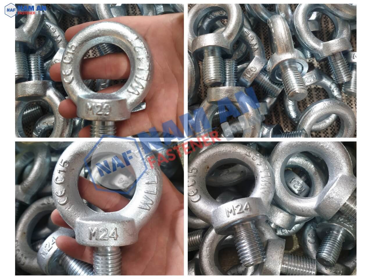Lifting Eye Bolts M10, M12, M16, M20, M24, M36, M42, M48, M56, M64